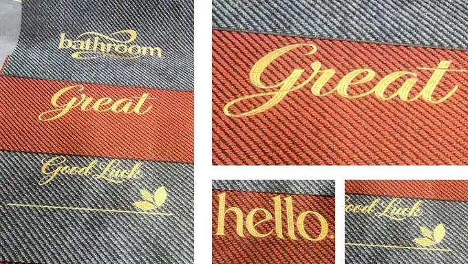 Custom Logo & Embroidered Mats — product photo 1
