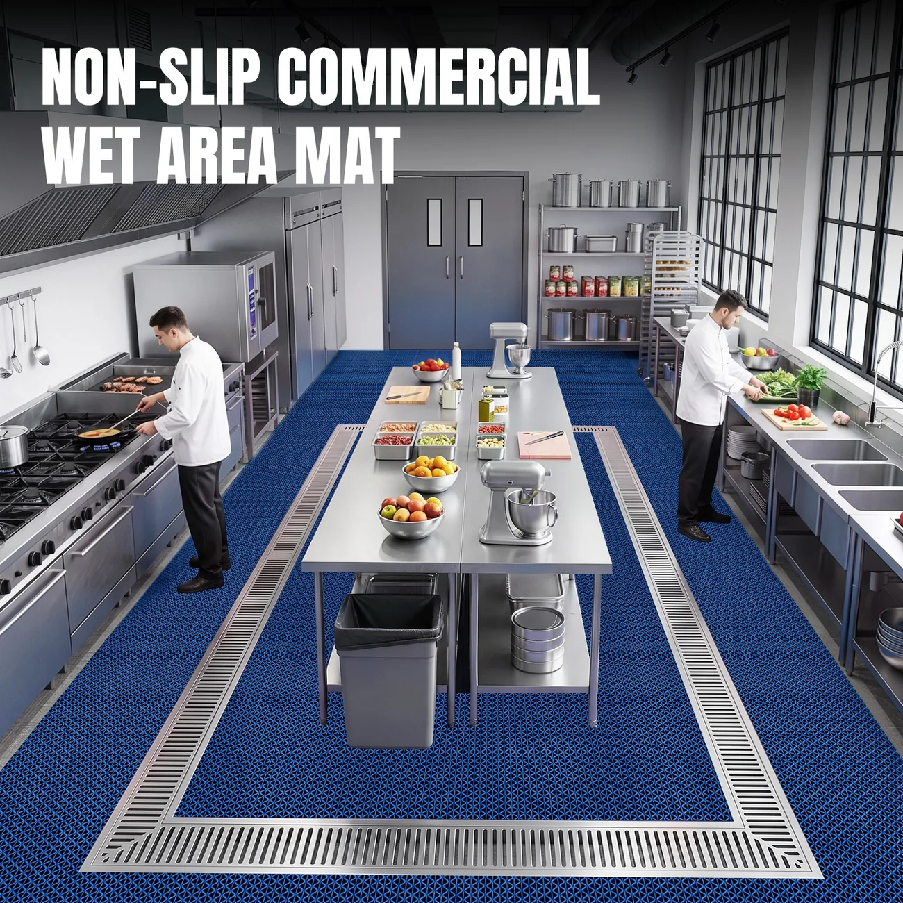 PVC Anti-Slip Mesh Mat application or product detail